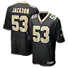 Zennovawear Rickey Jackson New Orleans Saints Retired Player Jersey - Black