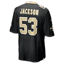 Zennovawear Rickey Jackson New Orleans Saints Retired Player Jersey - Black
