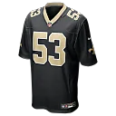 Zennovawear Rickey Jackson New Orleans Saints Retired Player Jersey - Black