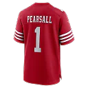 Zennovawear Ricky Pearsall San Francisco 49ers Team Game Jersey - Scarlet