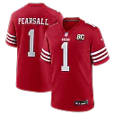 Zennovawear Ricky Pearsall San Francisco 49ers 80th Anniversary Game Jersey - Scarlet