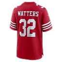 Zennovawear Ricky Watters San Francisco 49ers Retired Player Game Jersey - Scarlet