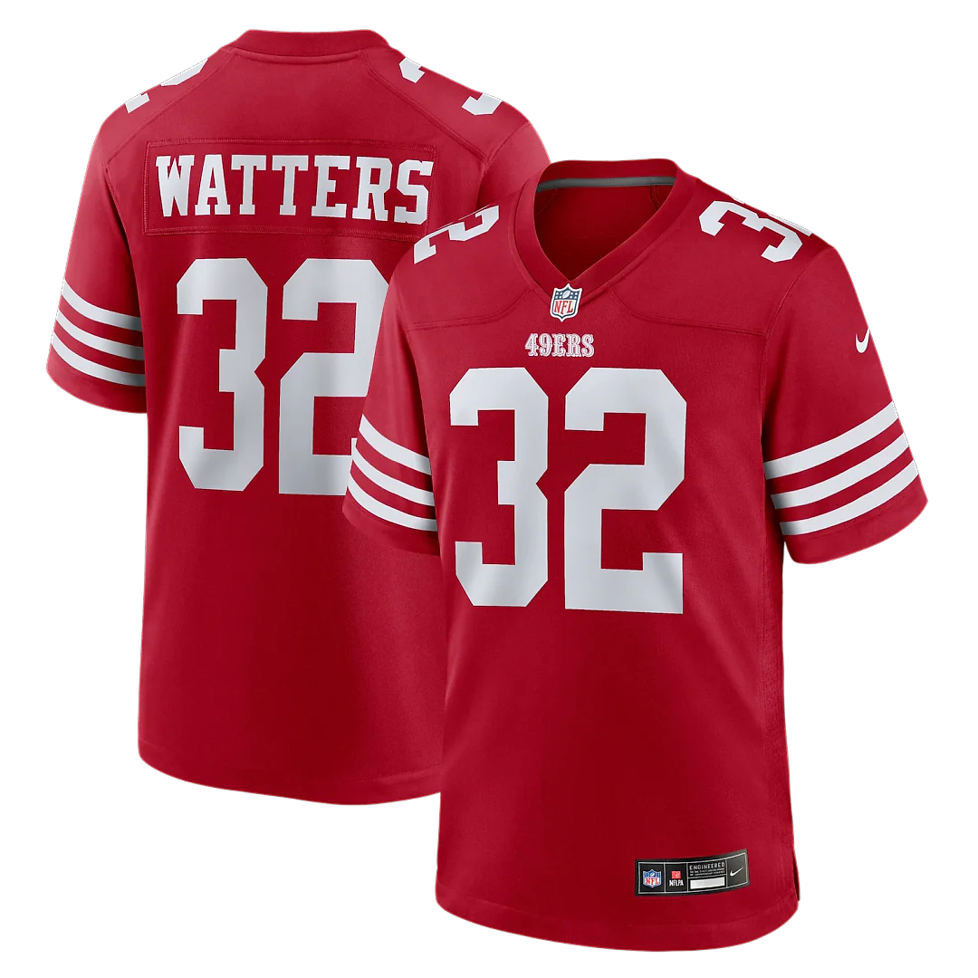 Zennovawear Ricky Watters San Francisco 49ers Retired Player Game Jersey - Scarlet