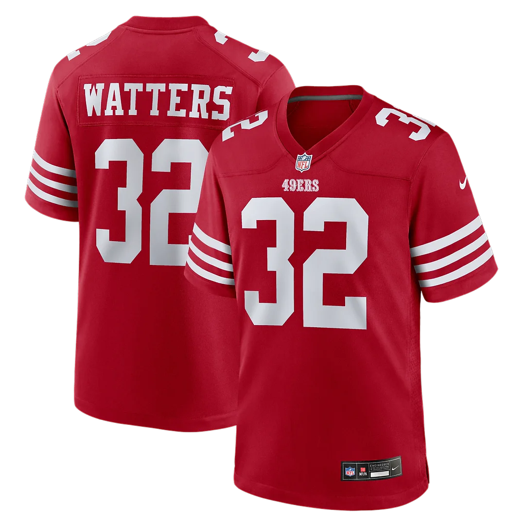 Zennovawear Ricky Watters San Francisco 49ers Retired Player Game Jersey - Scarlet