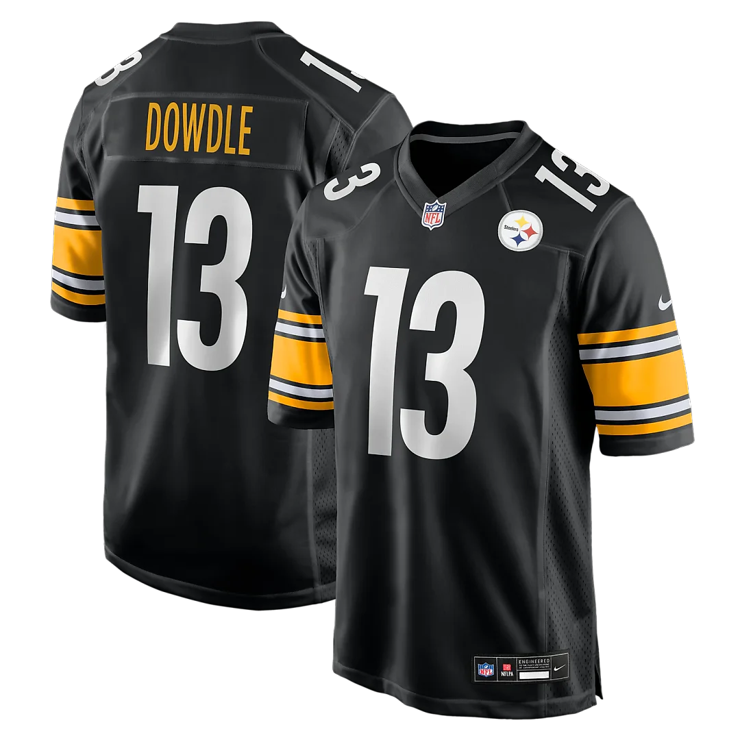Zennovawear Rico Dowdle Pittsburgh Steelers Game Jersey - Black