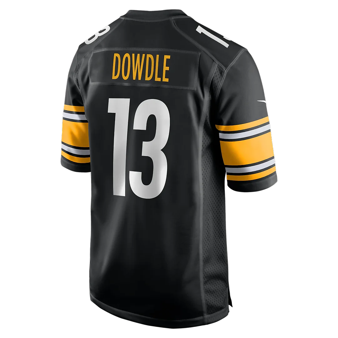 Zennovawear Rico Dowdle Pittsburgh Steelers Game Jersey - Black
