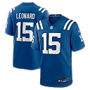 Zennovawear Riley Leonard Indianapolis Colts Team Game Jersey - Royal