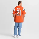 Zennovawear Riley Moss Denver Broncos Team Game Jersey - Orange