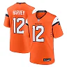 Zennovawear RJ Harvey Denver Broncos Team Game Jersey - Orange