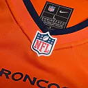Zennovawear RJ Harvey Denver Broncos Team Game Jersey - Orange