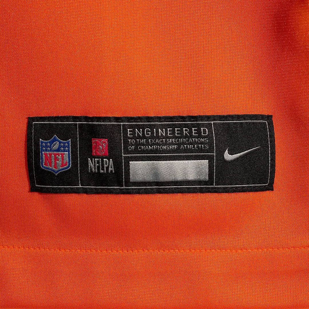 Zennovawear RJ Harvey Denver Broncos Team Game Jersey - Orange