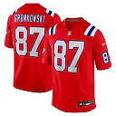 Zennovawear Rob Gronkowski New England Patriots Alternate Retired Player Game Jersey - Red