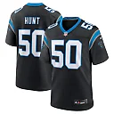 Zennovawear Robert Hunt Carolina Panthers Game Jersey - Black