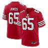 Zennovawear Robert Jones San Francisco 49ers Team Game Jersey - Scarlet