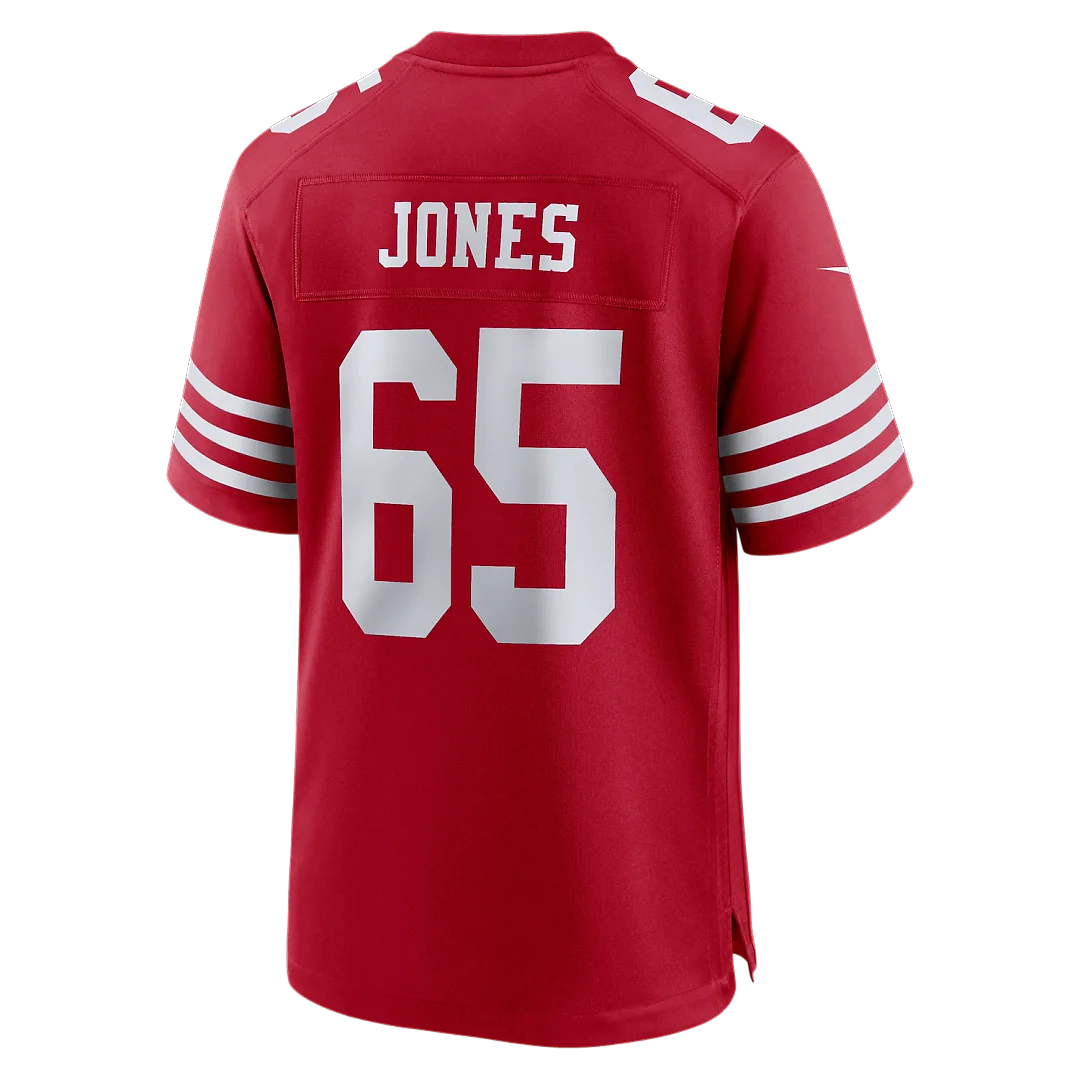 Zennovawear Robert Jones San Francisco 49ers Team Game Jersey - Scarlet