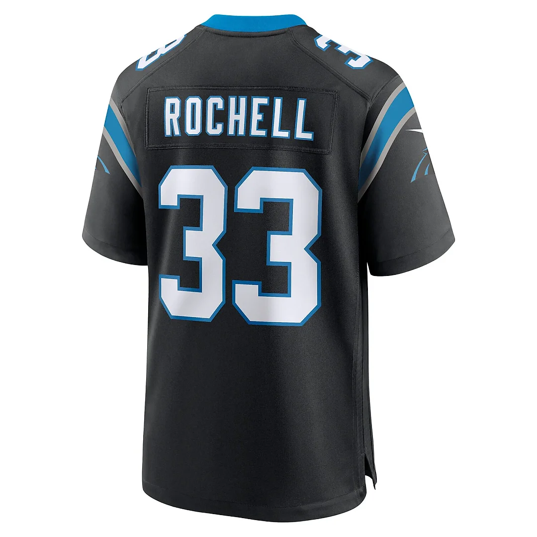 Zennovawear Robert Rochell Carolina Panthers Team Game Jersey - Black