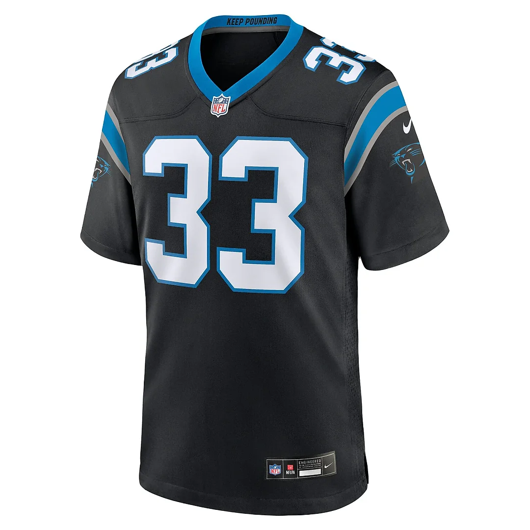 Zennovawear Robert Rochell Carolina Panthers Team Game Jersey - Black