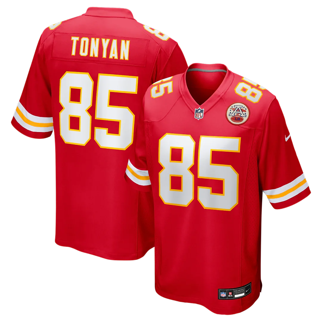 Zennovawear Robert Tonyan Kansas City Chiefs Team Game Jersey - Red