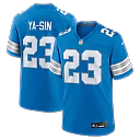 Zennovawear Rock Ya-Sin Detroit Lions Team Game Jersey - Blue