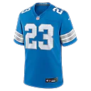 Zennovawear Rock Ya-Sin Detroit Lions Team Game Jersey - Blue