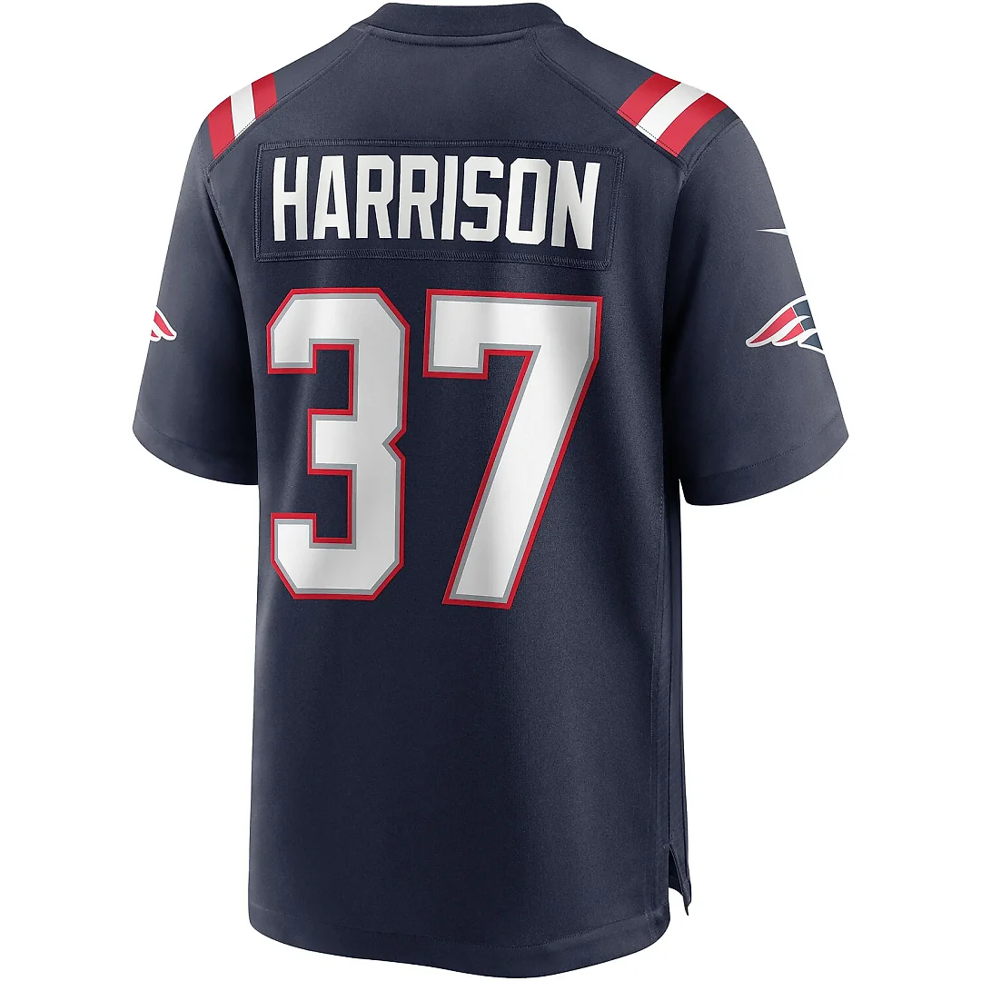 Zennovawear Rodney Harrison New England Patriots Game Retired Player Jersey - Navy