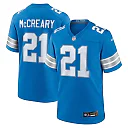 Zennovawear Roger McCreary Detroit Lions Team Game Jersey - Blue