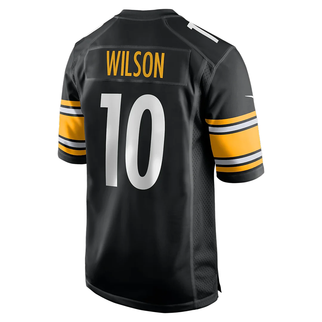 Zennovawear Roman Wilson Pittsburgh Steelers Game Player Jersey - Black