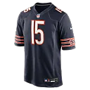 Zennovawear Rome Odunze Chicago Bears Player Game Jersey - Navy