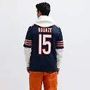 Zennovawear Rome Odunze Chicago Bears Vapor FUSE. Limited Jersey - Navy