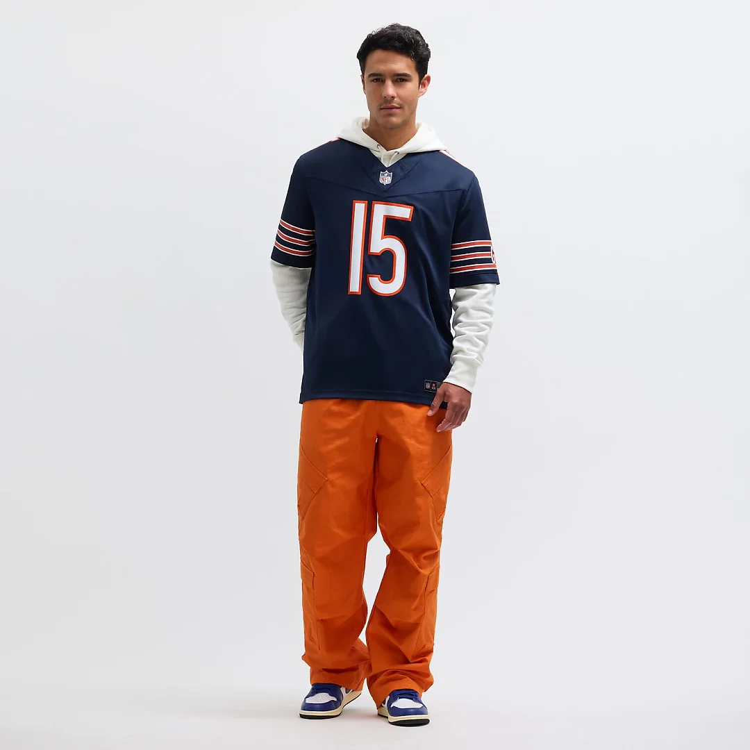 Zennovawear Rome Odunze Chicago Bears Vapor FUSE. Limited Jersey - Navy