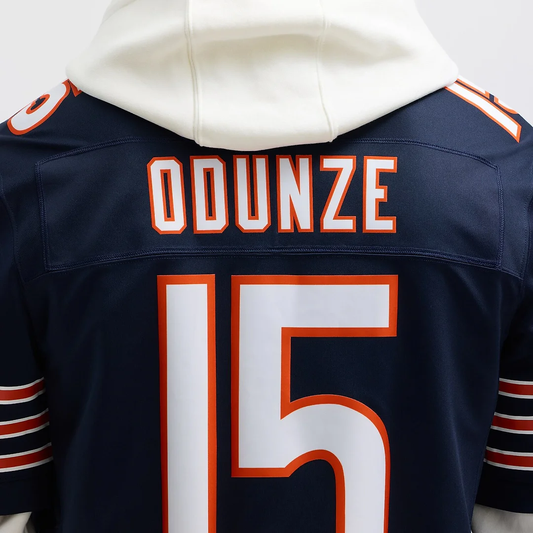 Zennovawear Rome Odunze Chicago Bears Vapor FUSE. Limited Jersey - Navy