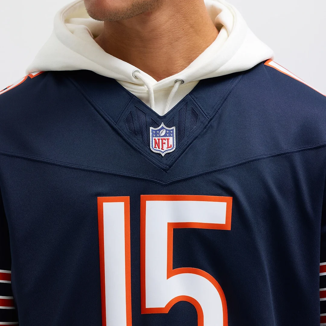 Zennovawear Rome Odunze Chicago Bears Vapor FUSE. Limited Jersey - Navy