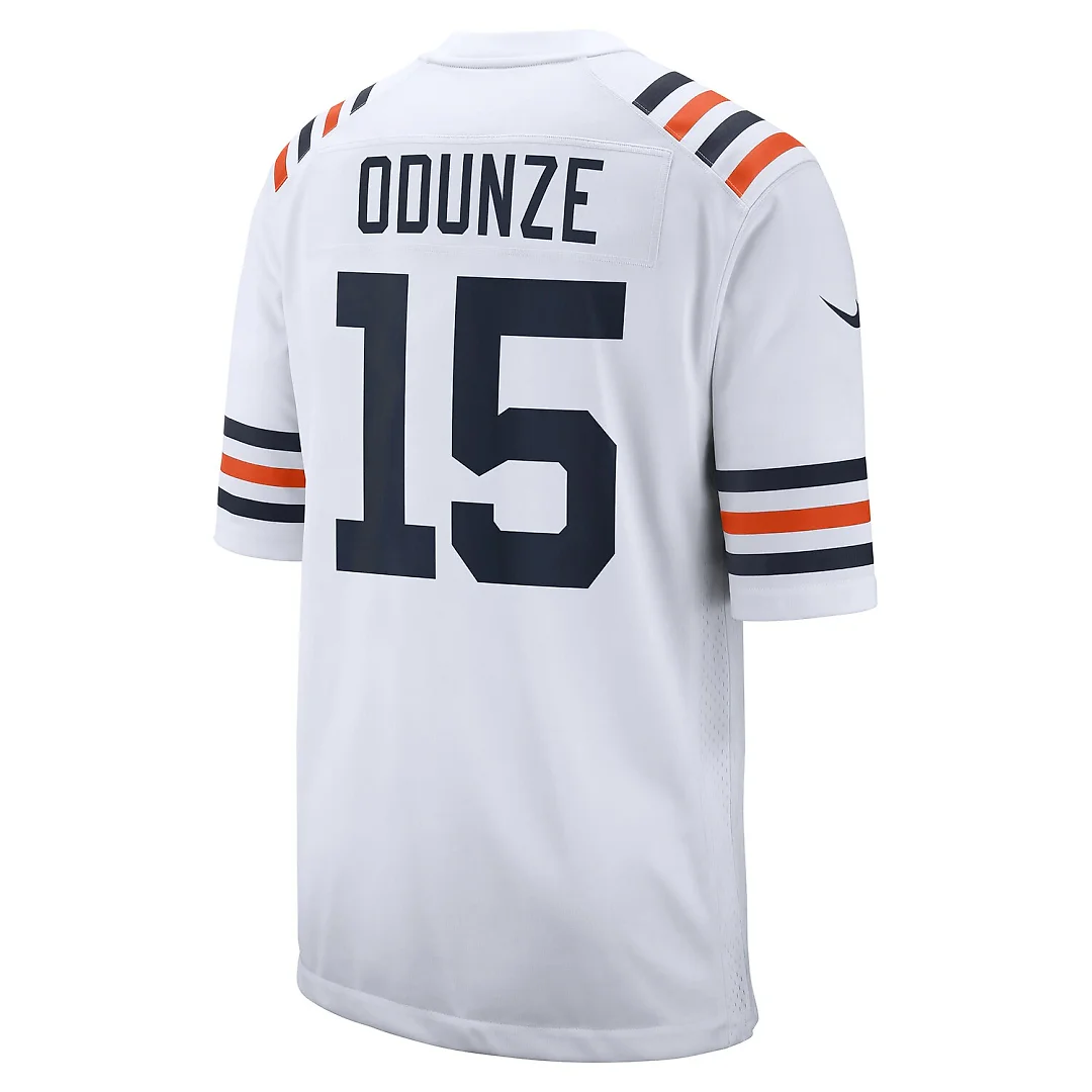 Zennovawear Rome Odunze Chicago Bears Alternate Game Jersey - White