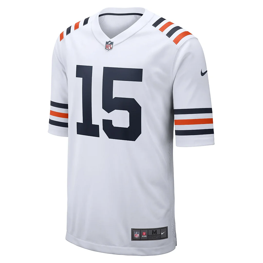 Zennovawear Rome Odunze Chicago Bears Alternate Game Jersey - White