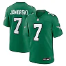 Zennovawear Ron Jaworski Philadelphia Eagles Retired Player Alternate Game Jersey - Kelly Green