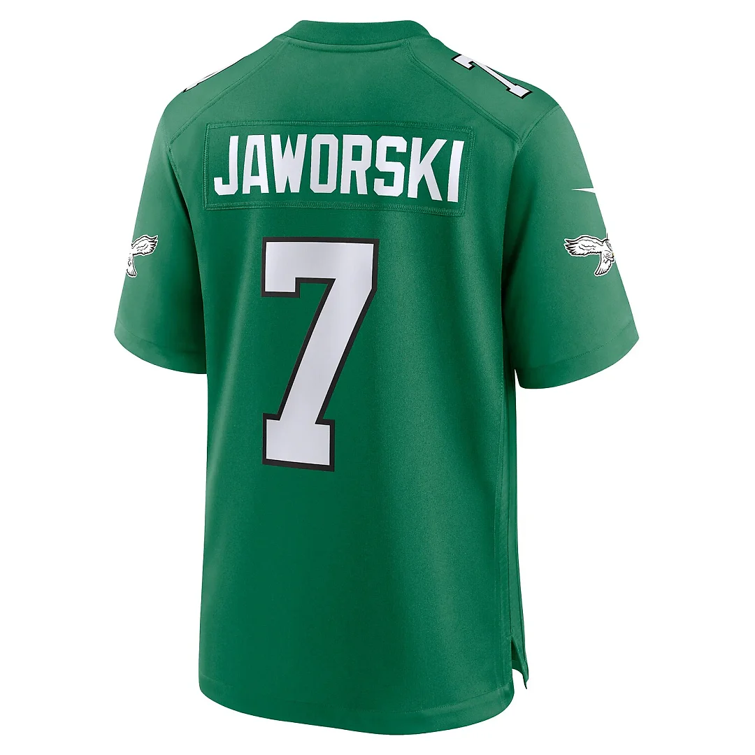 Zennovawear Ron Jaworski Philadelphia Eagles Retired Player Alternate Game Jersey - Kelly Green