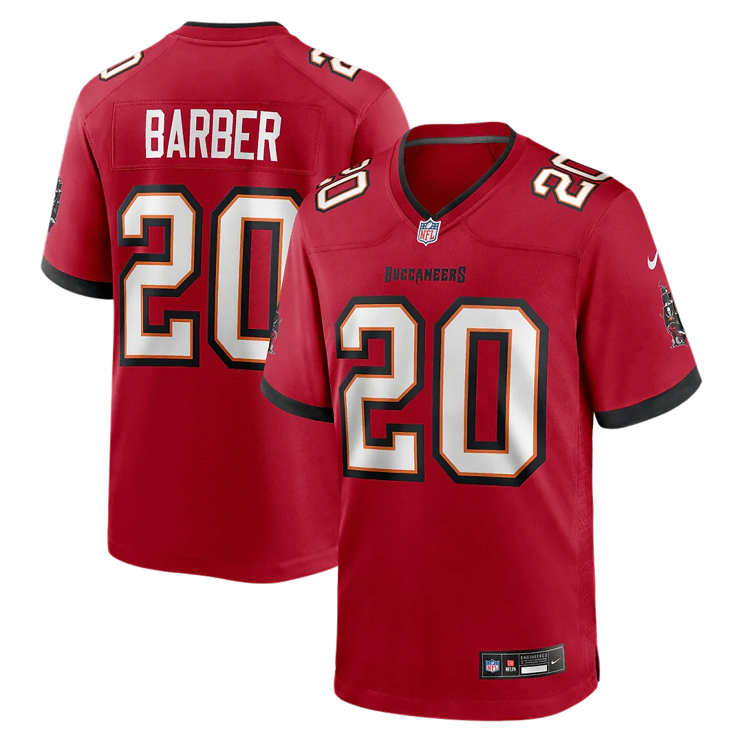 Zennovawear Ronde Barber Tampa Bay Buccaneers Game Retired Player Jersey - Red