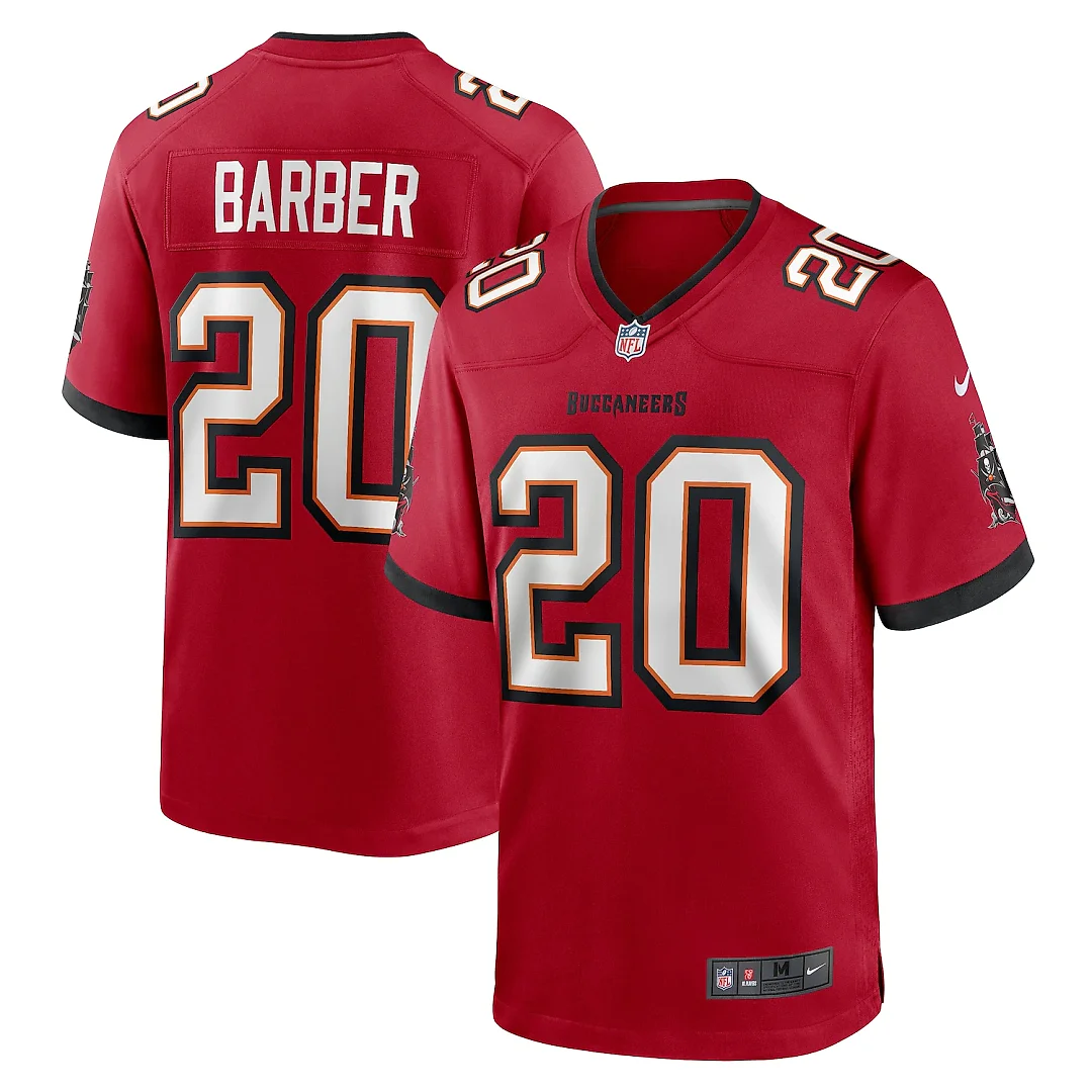 Zennovawear Ronde Barber Tampa Bay Buccaneers Retired Player Game Jersey - Red