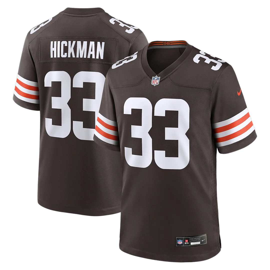 Zennovawear Ronnie Hickman Cleveland Browns Team Game Jersey - Brown