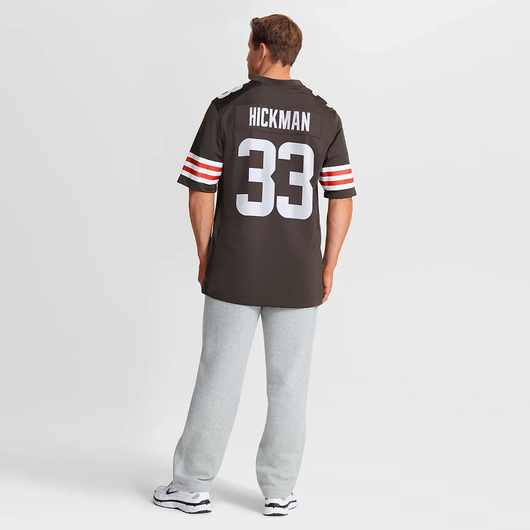 Zennovawear Ronnie Hickman Cleveland Browns Team Game Jersey - Brown