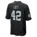 Zennovawear Ronnie Lott Las Vegas Raiders Game Retired Player Jersey - Black