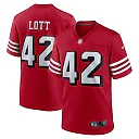 Zennovawear Ronnie Lott San Francisco 49ers Retired Player Alternate Game Jersey - Scarlet