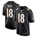 Zennovawear Roquan Smith Baltimore Ravens Alternate Game Jersey - Black