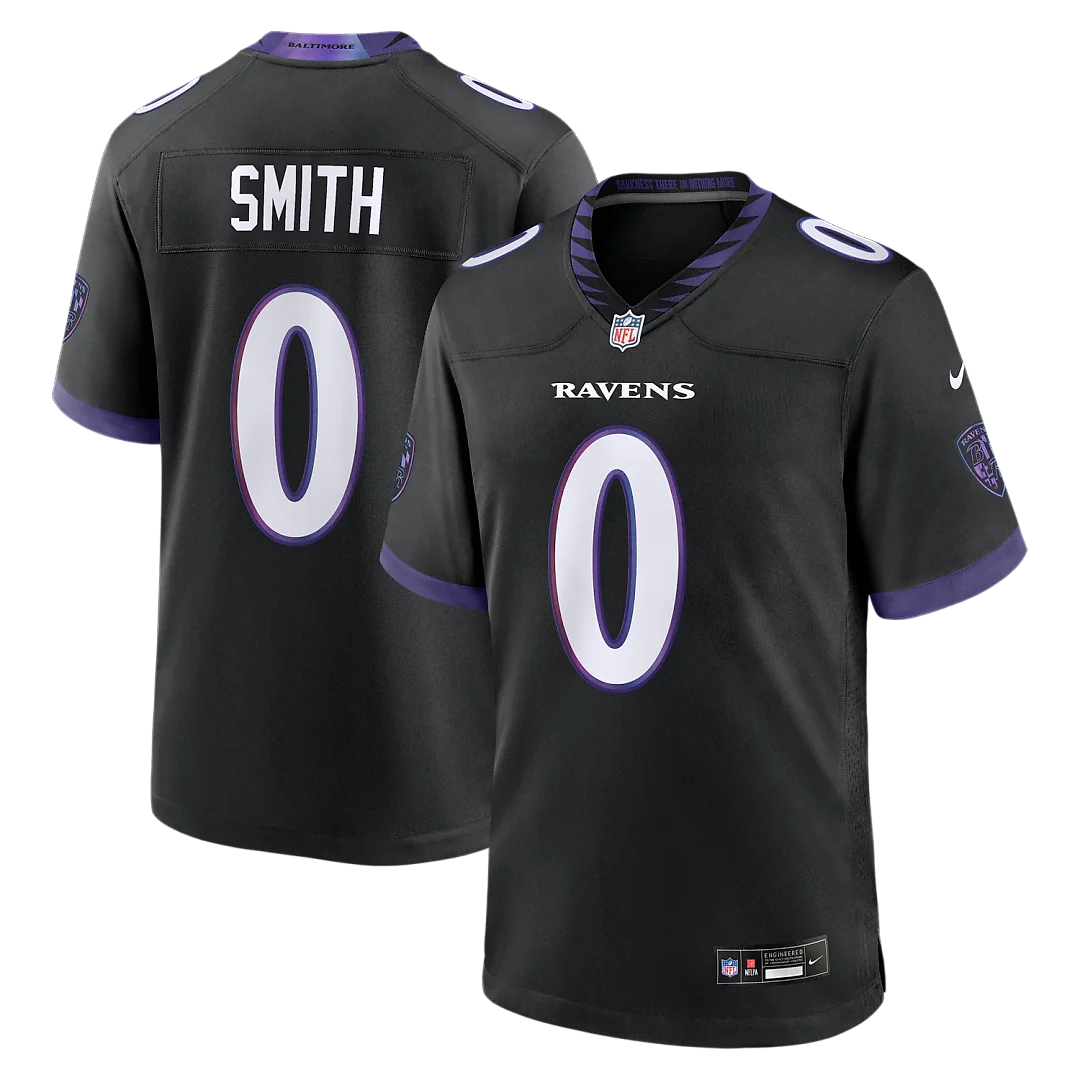 Zennovawear Roquan Smith Baltimore Ravens Alternate Game Jersey - Black