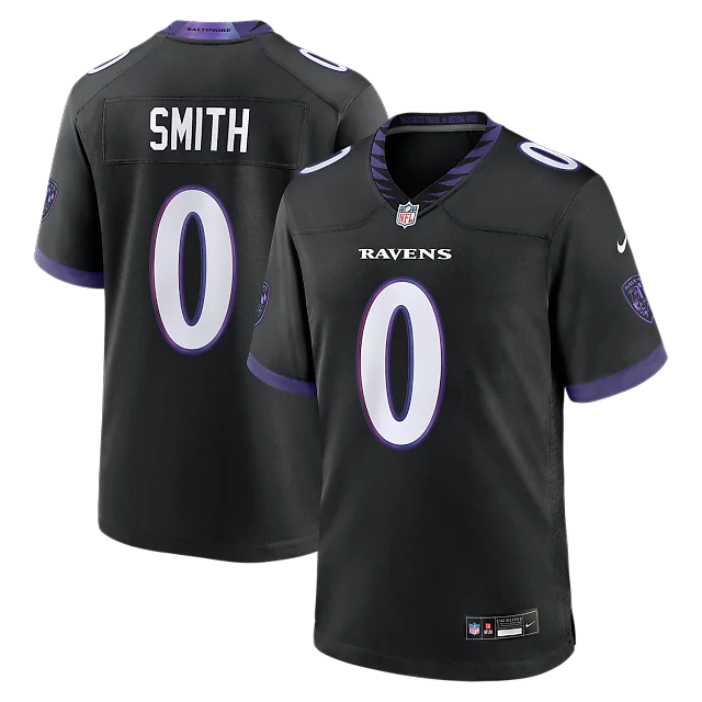 Zennovawear Roquan Smith Baltimore Ravens Alternate Game Jersey - Black