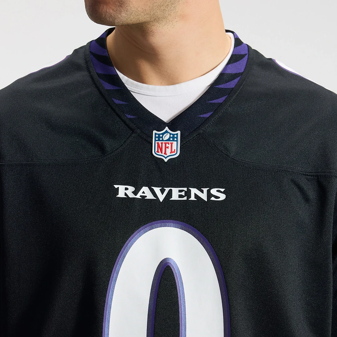 Zennovawear Roquan Smith Baltimore Ravens Alternate Game Jersey - Black