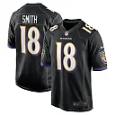 Zennovawear Roquan Smith Baltimore Ravens Alternate Game Jersey - Black