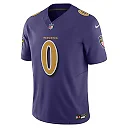Zennovawear Roquan Smith Baltimore Ravens Alternate 2 Vapor FUSE. Limited Jersey - Purple