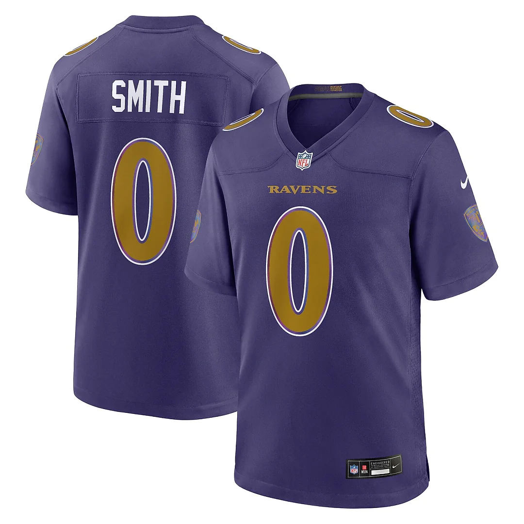 Zennovawear Roquan Smith Baltimore Ravens Alternate Game Jersey - Purple