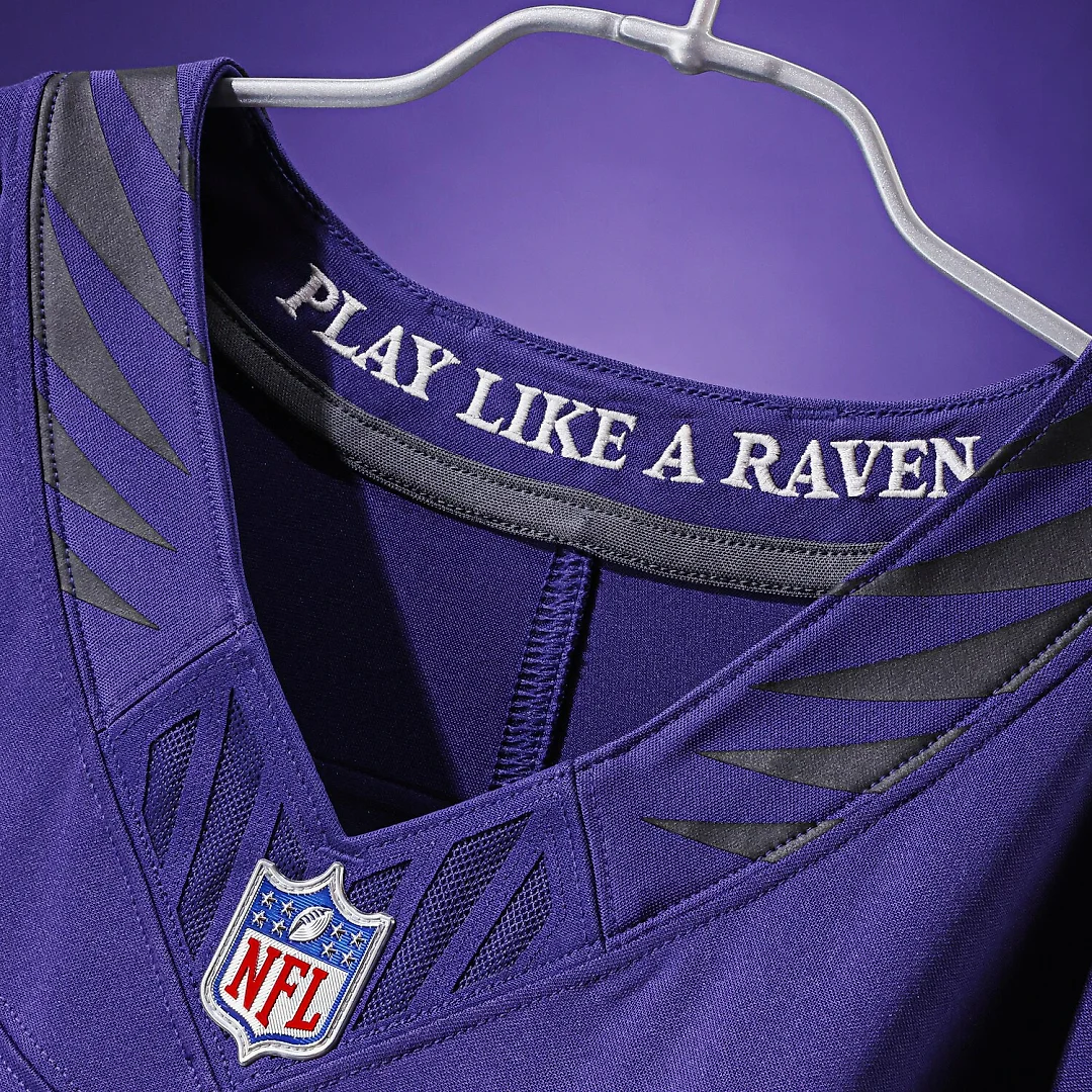 Zennovawear Roquan Smith Baltimore Ravens Team Vapor FUSE. Stitched Limited Jersey - Purple